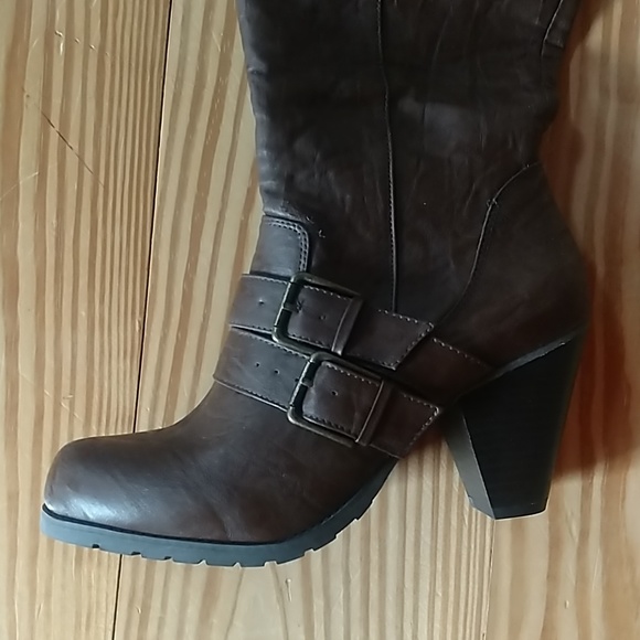 Womens MixNo6 brown boots size 9 1/2 - Picture 3 of 5